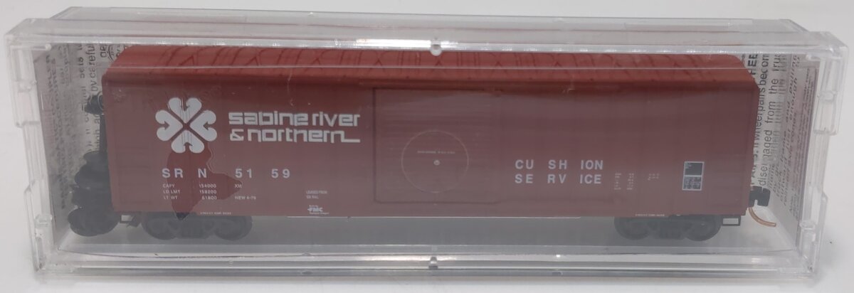 Micro-Trains 02500100 N SRN 50' Ribside Single Door Boxcar w/o Roofwalk #5159 LN/Box