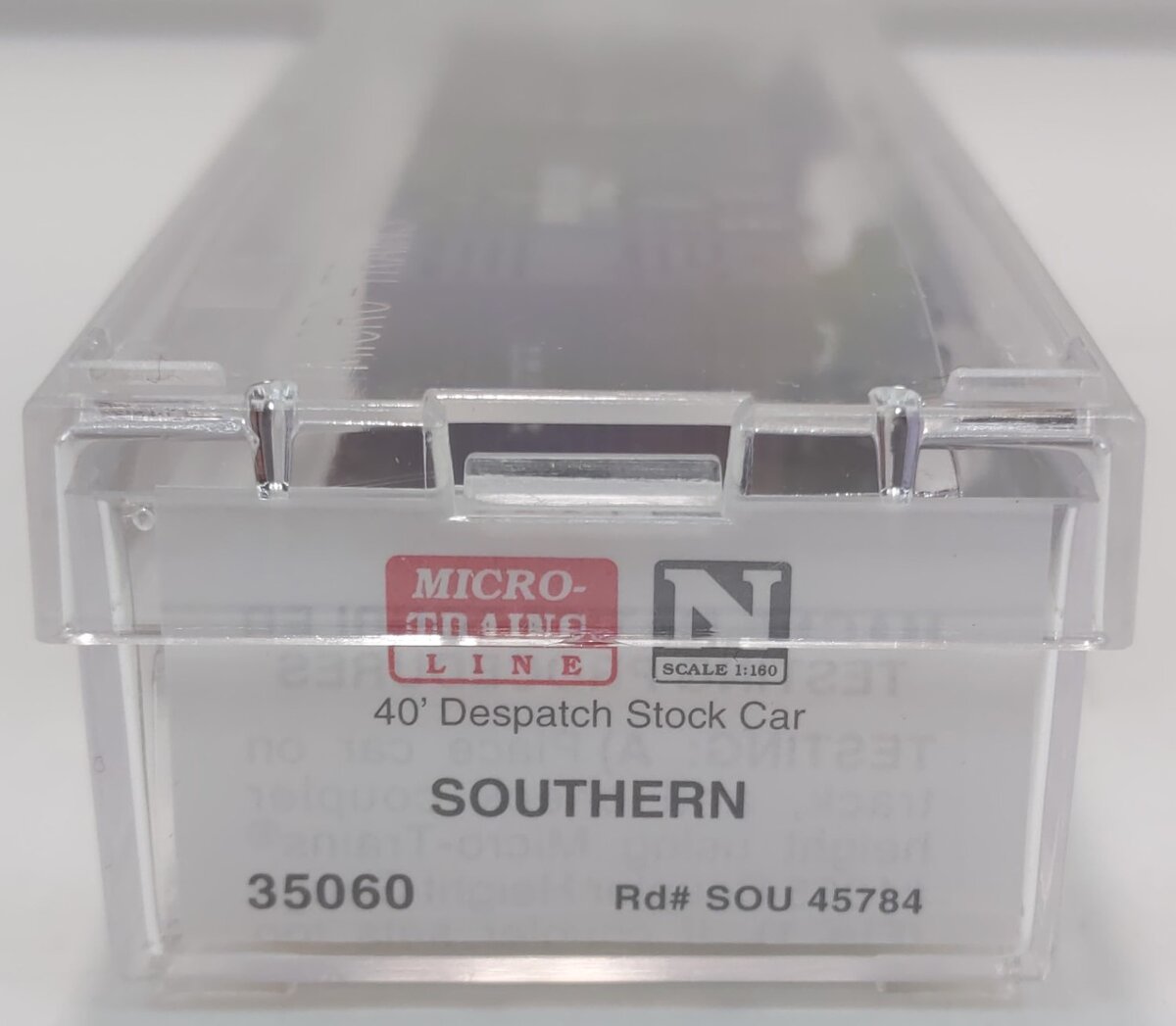 Micro-Trains 03500060  N Southern 40' Despatch Stock Car #45784 LN/Box