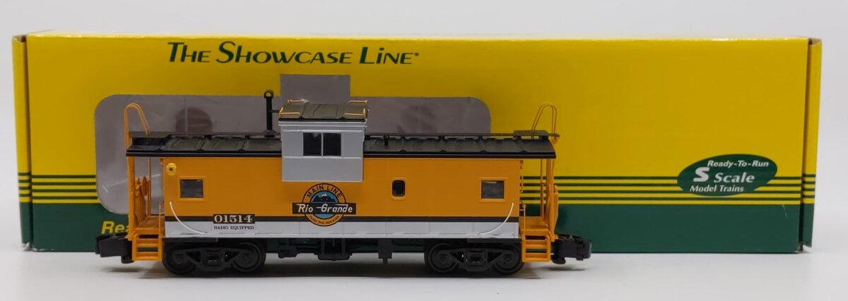S-Helper 01267 S Gauge Denver & Rio Grande Western #4 Wide Vision Caboose #01514 LN/Box