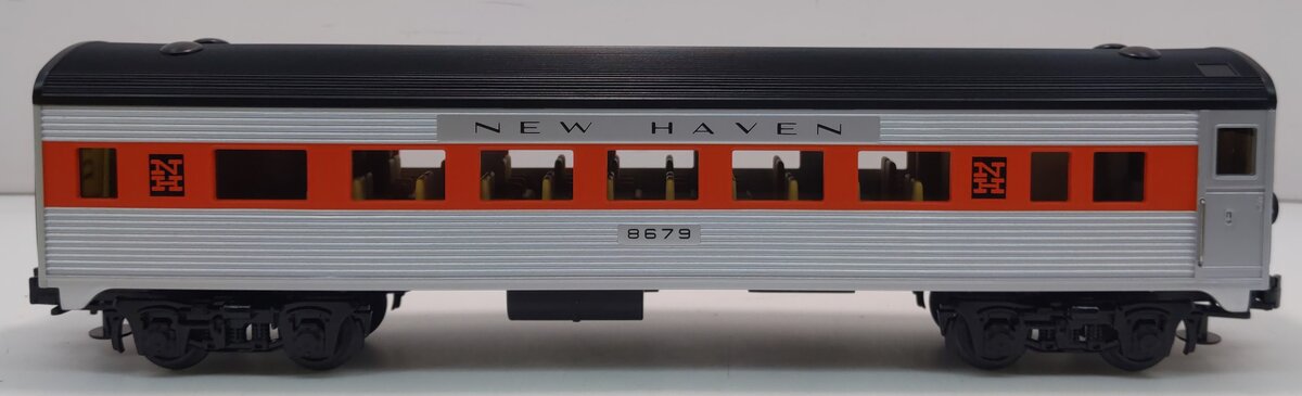 MTH 30-6132 O-27 New Haven Streamlined Coach Car #8679 LN/Box