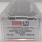 Micro-Trains 07500120 N British Colombia Railway 50' Double Door Boxcar #800516