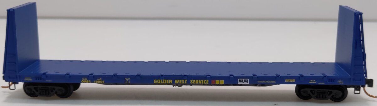 Micro-Trains 05400080 N Golden West Service 61' Bulkhead Flatcar #459003 LN/Box