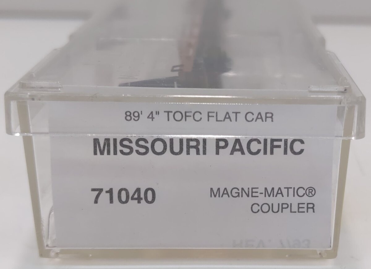 Micro-Trains 07100040 N Missouri Pacific 89' 4" TOFC Flat Car #838201 LN/Box