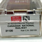 Micro-Trains 02100120 N Canadian National 40' Standard Plug Door Boxcar #290159