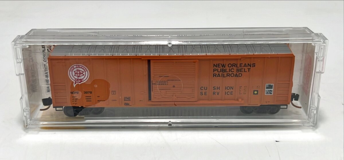 Micro-Trains 02500110 N NOPB 50' Rib Side Single Door Boxcar w/o Roofwalk #3978 LN/Box