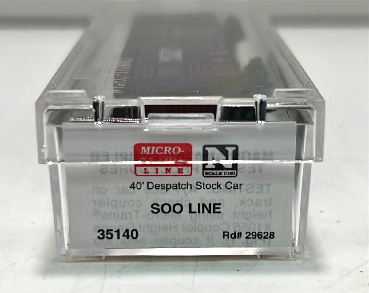 Micro-Trains 03500140 N Soo Line 40' Despatch Stock Car #29628 LN/Box