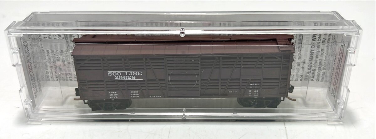 Micro-Trains 03500140 N Soo Line 40' Despatch Stock Car #29628 LN/Box