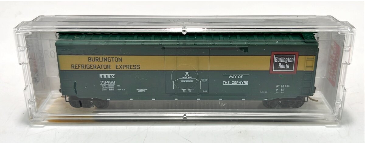 Micro-Trains 03200370 N Chicago Burlington & Quincy 50' Standard Boxcar #79468 LN/Box
