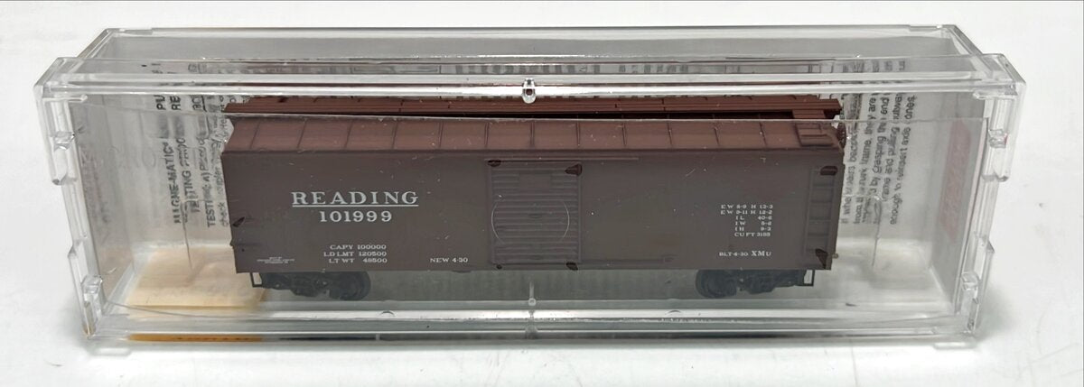 Micro-Trains 12000010 N Scale Reading 40' Murphy Roof Single Door Boxcar #101999 EX/Box