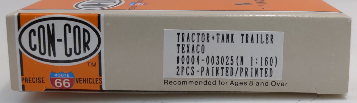 Con-Cor 0004-003025 N Scale 1:160 Texaco Tractor w/Tank Trailer (Pack of 2)