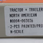Con-Cor 0004-003036 N 1:160 Scale North American Tractor & Trailer (Pack of 2)
