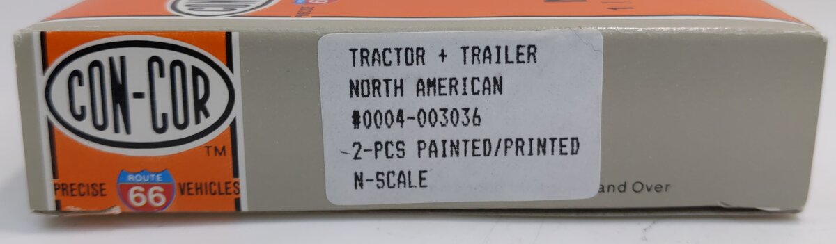 Con-Cor 0004-003036 N 1:160 Scale North American Tractor & Trailer (Pack of 2)