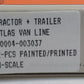 Con-Cor 0004-003037 N Atlas Van Lines Tractor & Trailer (Pack of 2)