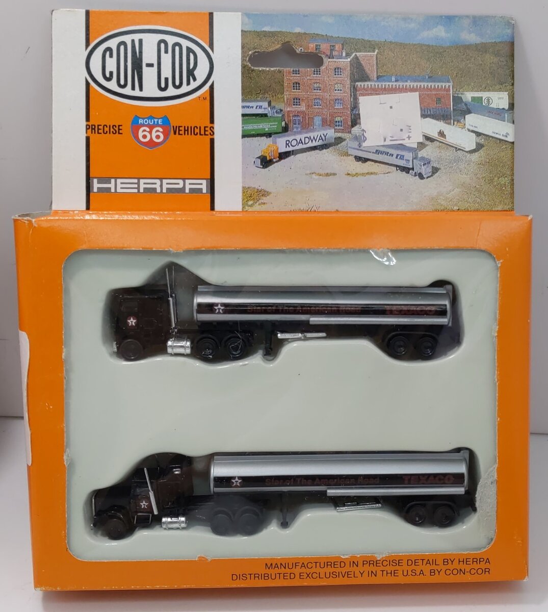 Con-Cor 0004-003025 N Scale 1:160 Texaco Tractor w/Tank Trailer (Pack of 2)
