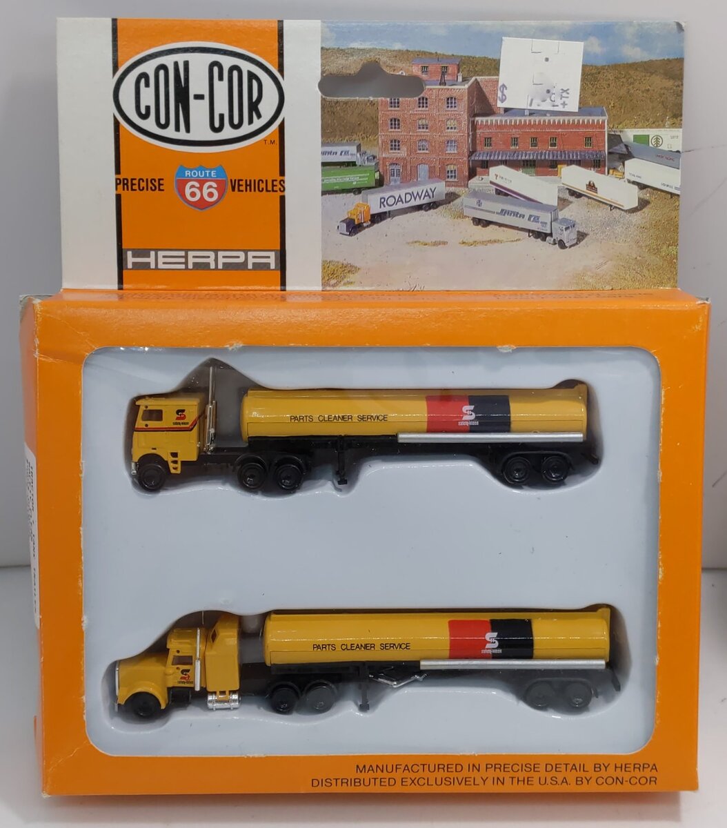 Con-Cor 0004-003028 N Scale 1:160 Safety Clean Tractor Trailer (Pack of 2)