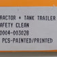 Con-Cor 0004-003028 N Scale 1:160 Safety Clean Tractor Trailer (Pack of 2)