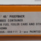 Con-Cor 0004-006111 N Showa 45''' Piggyback Ribbed Container Trailers