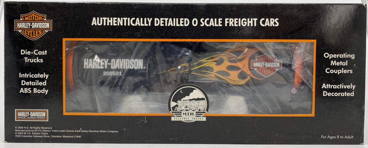 MTH 20-96123 O Gauge Harley-Davidson Tank Car #200501 LN/Box