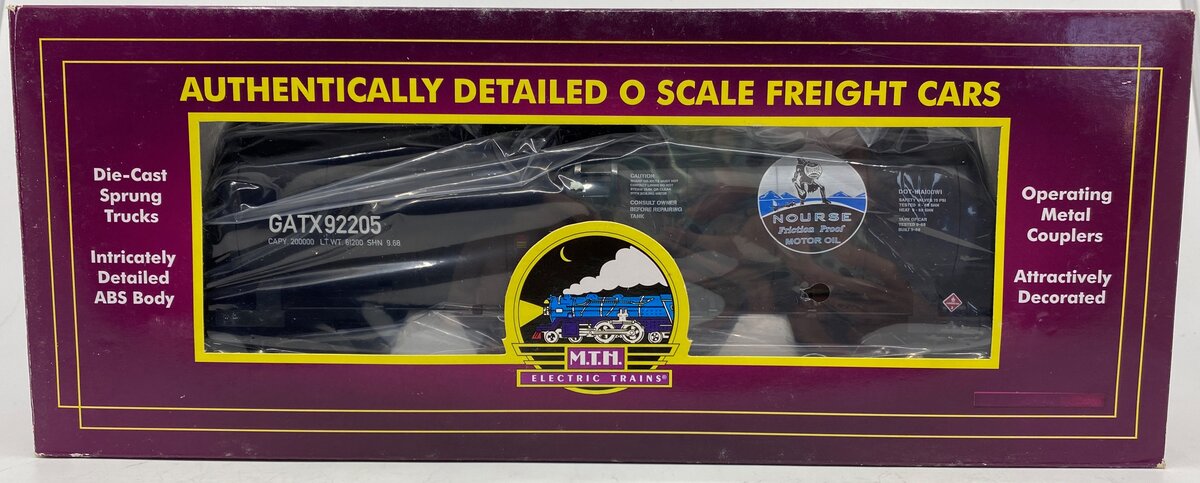 MTH 20-96269 O Nourse Motor Oil Tank Car #92205