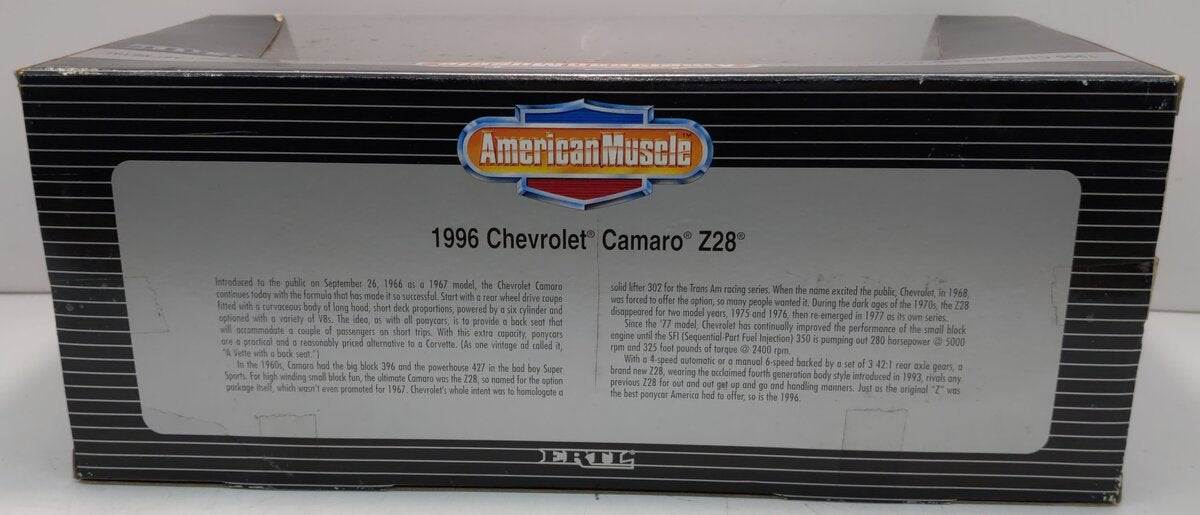 American Muscle 7231DO 1:18 Scale Green Diecast 1996 Chevrolet Camaro Z28