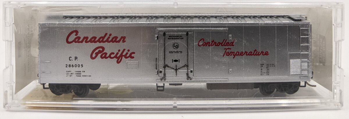 Micro-Trains 06900030 N Canadian Pacific Rivet Side Mechanical Reefer #286005 LN/Box