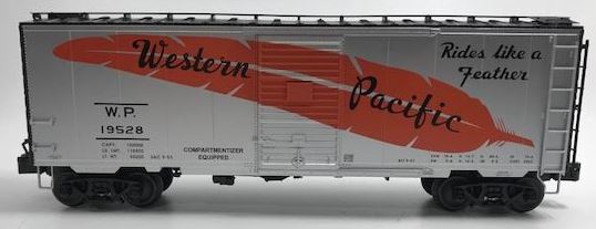 Lionel 6-27225 O Gauge Western Pacific PS-1 Boxcar #19528 LN/Box