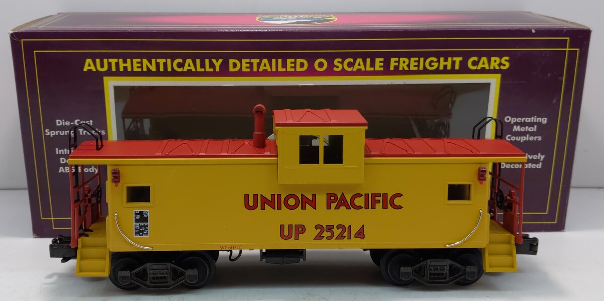 MTH 20-9100 O Gauge Union Pacific Extended Vision Caboose #25214 LN/Box
