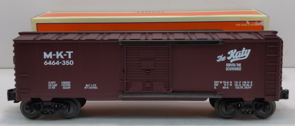 Lionel 6-19293 O Gauge Missouri-Kansas-Texas 6464 Boxcar #350 LN/Box