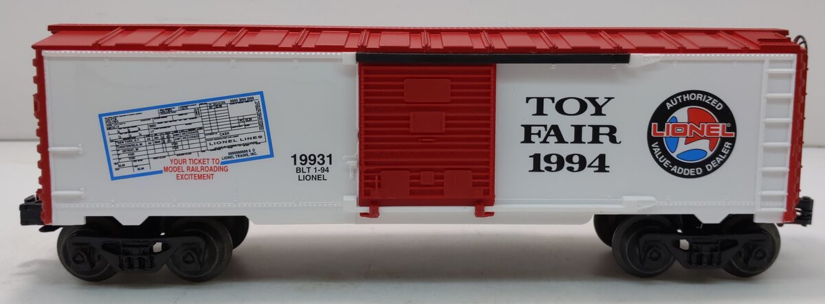 Lionel 6-19931 O Gauge 1994 Toy Fair Boxcar LN