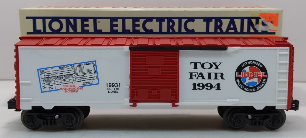 Lionel 6-19931 O Gauge 1994 Toy Fair Boxcar