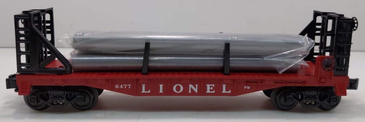 Lionel 6-39435 PWC Flatcar with Pipes #6477 LN/Box