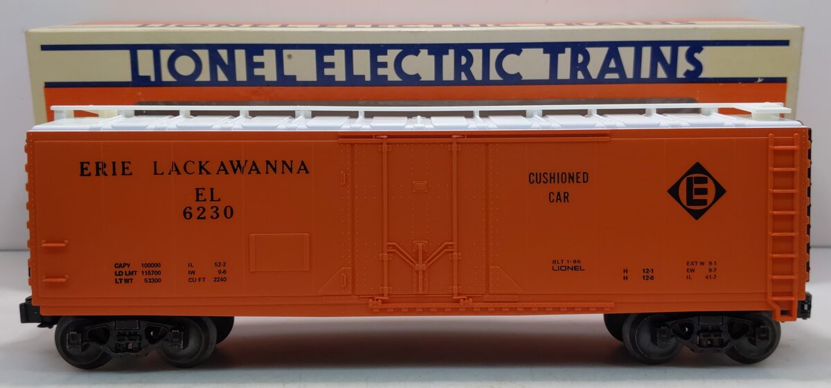 Lionel 6-6230 O Gauge Erie Lackawanna Refrigerator Car #6230 LN/Box
