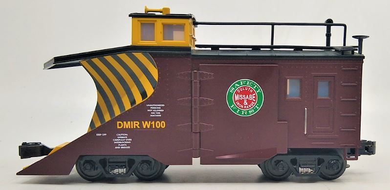 MTH 20-98236 O Gauge Duluth, Missabe & Iron Range Snow Plow #W100 LN/Box