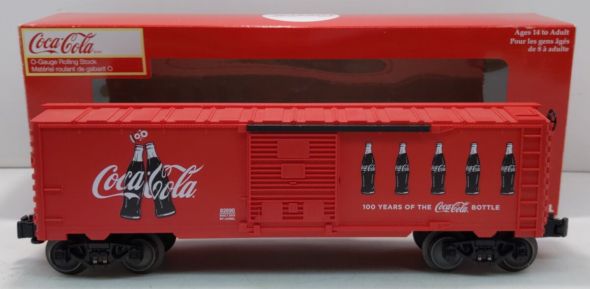 Lionel 6-82690 O Gauge Coca-Cola Anniversary Bottle Boxcar #82690 (3-Rail) NIB