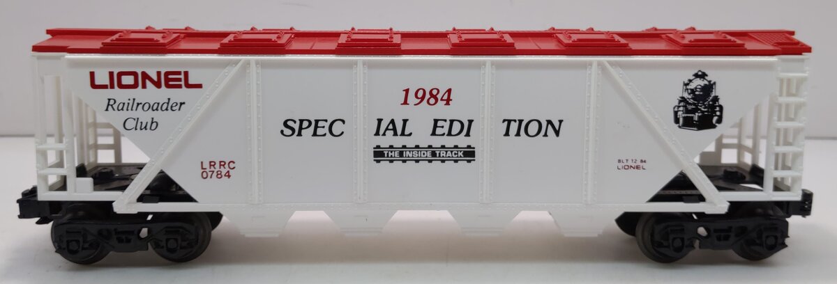 Lionel 6-0784 O Gauge Railroad Club Covered Quad Hopper Car LN/Box