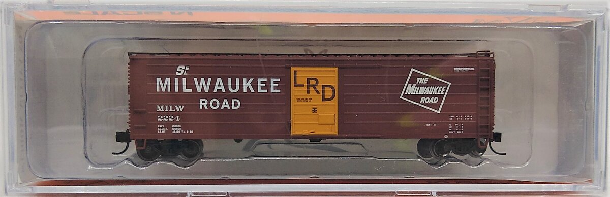 Fox Valley Models 90418 N Milwaukee Road "LRD" 50' Rib Side Hopper #2224