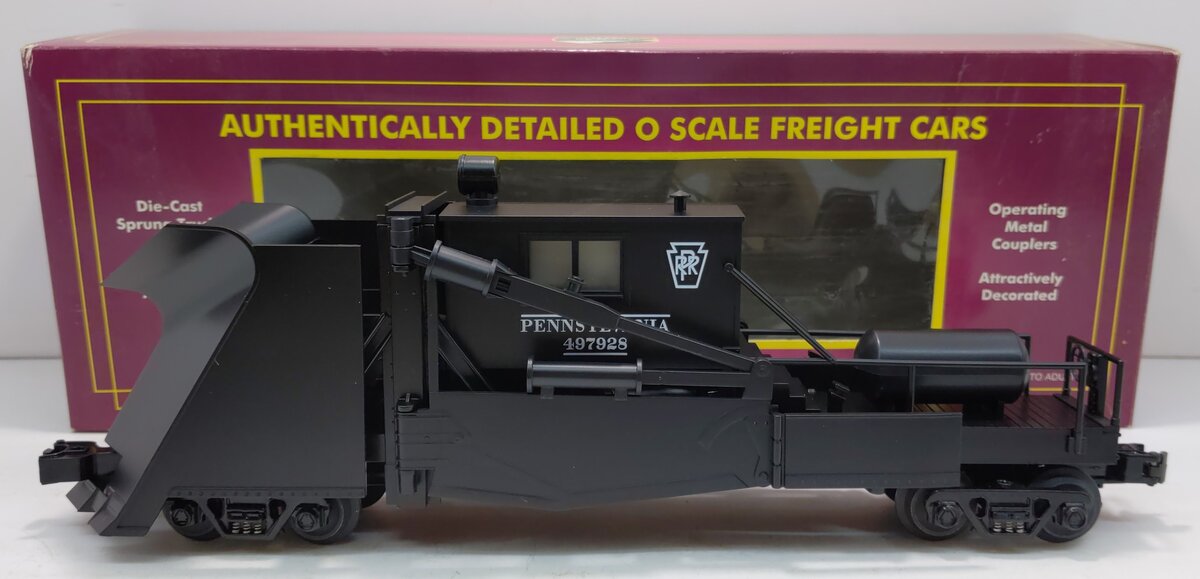 MTH 20-98206 O Gauge Pennsylvania Railroad Jordan Spreader #497928 LN/Box