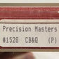 Precision Masters 1528 N Scale CB&Q 3 Bay Covered Hopper Car #185090 LN/Box