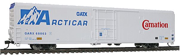 Walthers 932-60902 HO Scale Carnation Cryogenic Reefer Car #68063