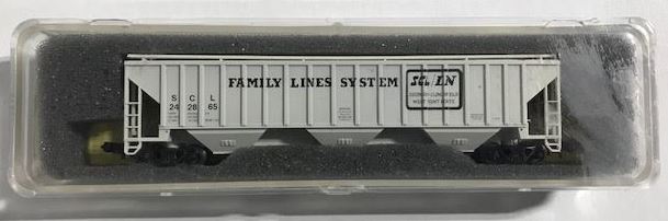Precision Masters 1434 N Scale Family Lines 3-Bay Covered Hopper #242865 LN/Box