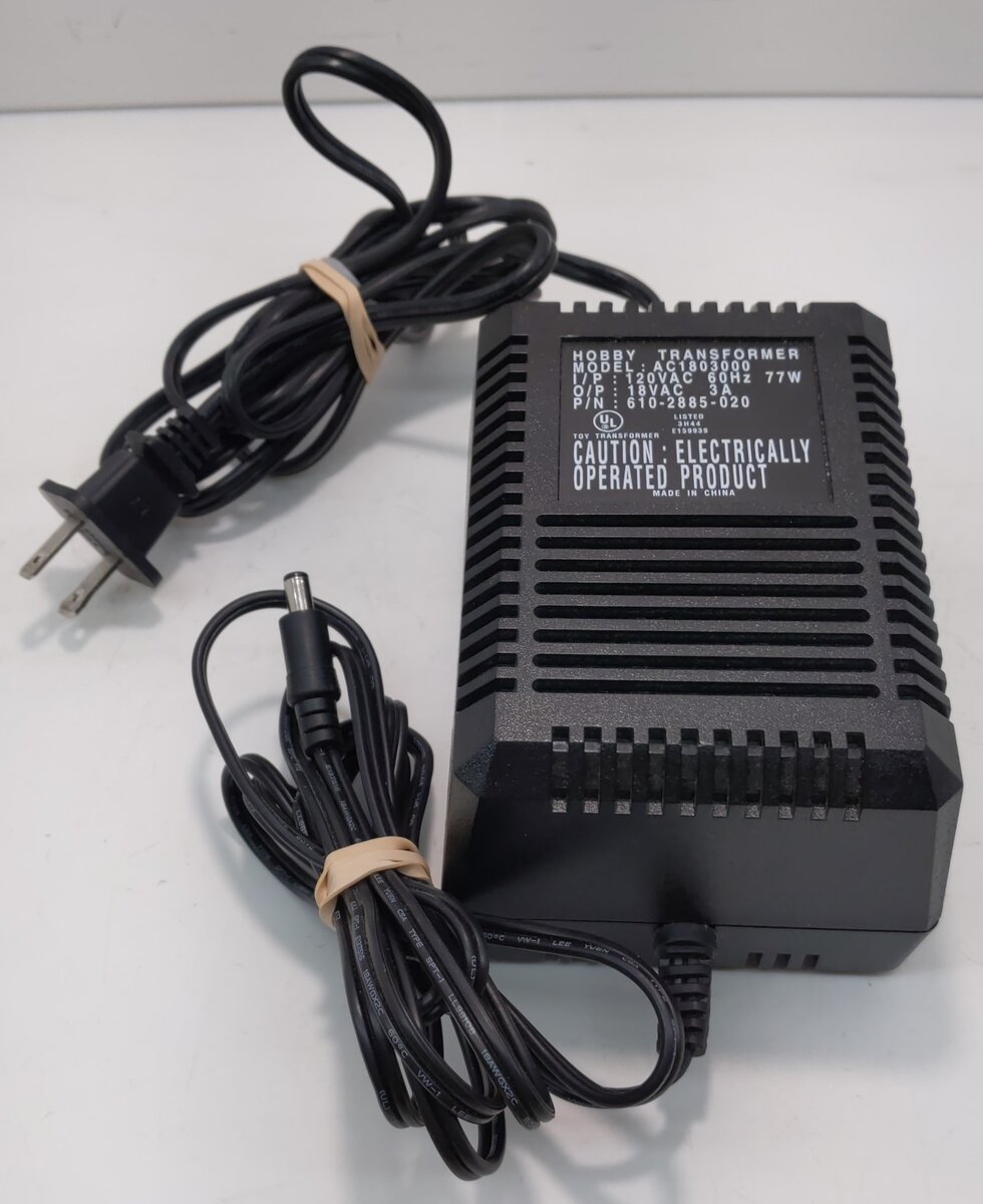Lionel AC1803000 O Hobby Train Transformer 77W w/ Speed Controller