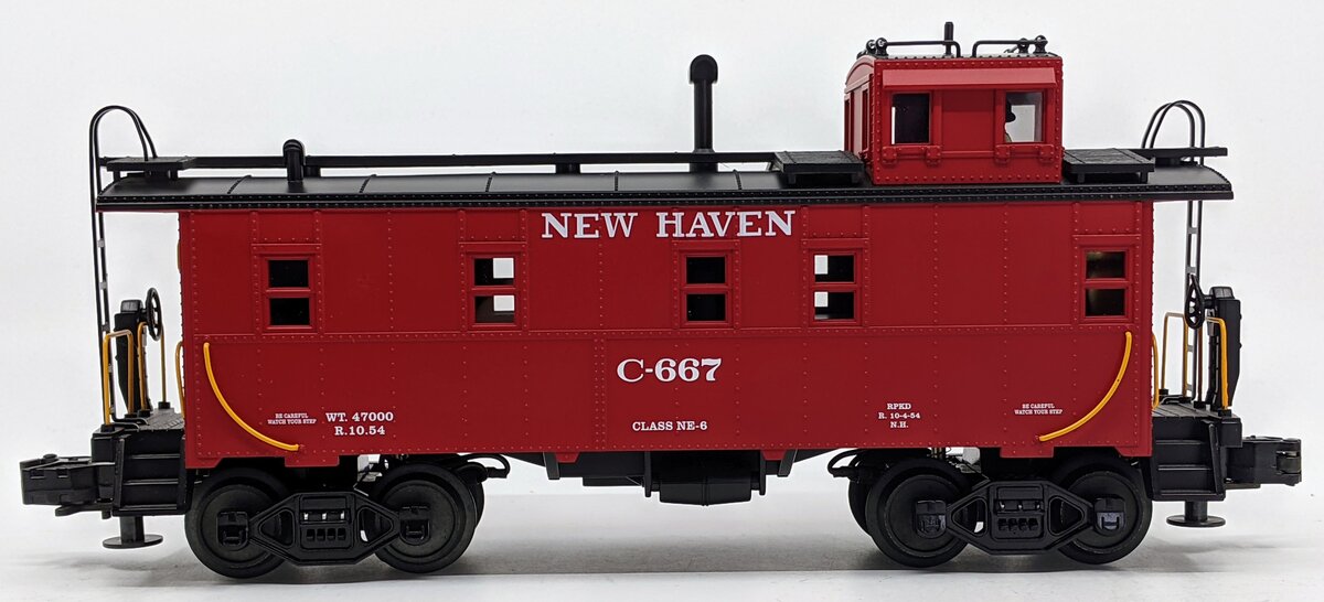 MTH 20-90027F O Gauge New Haven Steel Caboose #C-667 LN/Box
