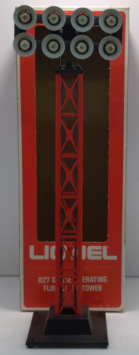Lionel 6-2313 O Gauge Operating 8-Light Floodlight Tower LN/Box