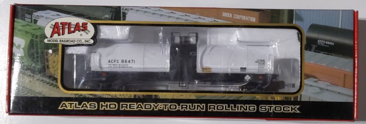 Atlas 1553-2 HO Scale ACFX 17,360 Gallon Tank Car #86471 LN/Box