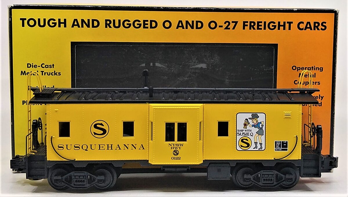 MTH 30-77019 Susquehanna Illuminated Bay Window Caboose LN/Box