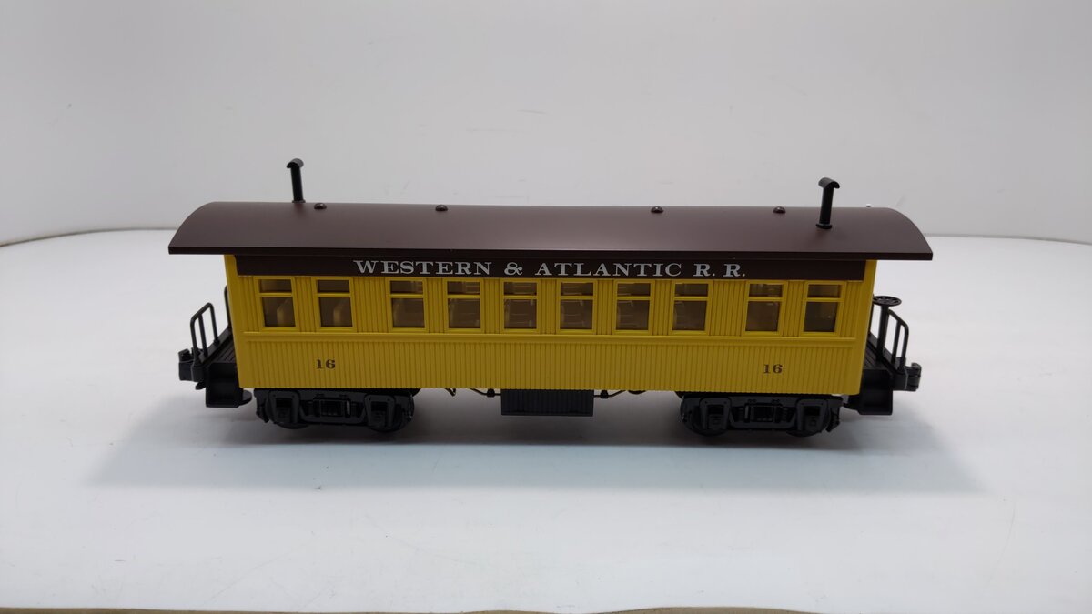 MTH 30-6400-3 O Gauge W.A.R.R. Overton Illuminated Coach