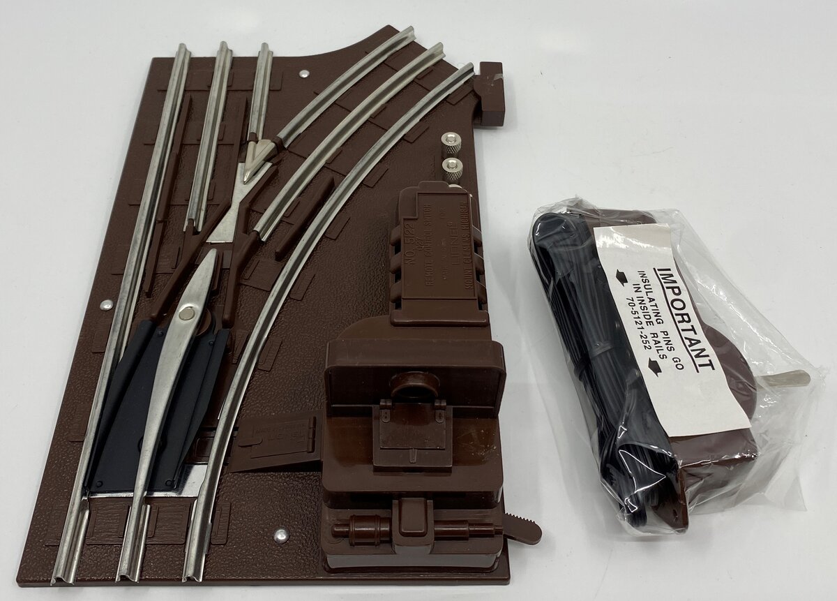 Lionel 6-65122 O 27" Right Hand Remote Control Switch Turnout LN/Box