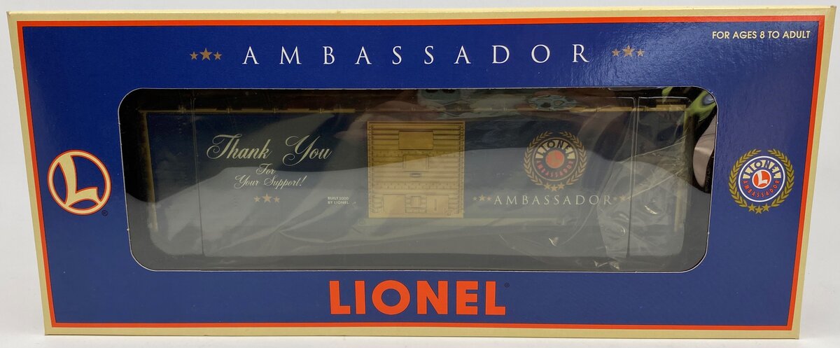 Lionel 6-16820 O Gauge Ambassador Thank You Boxcar LN/Box