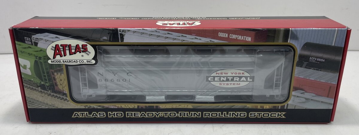 Atlas 1403-2 HO Scale New York Central ACF 3 Bay Centerflow Hopper Car #886801 MT/Box