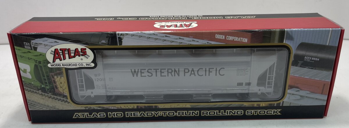 Atlas 1453-2 HO Western Pacific ACF 4650 3-Bay Centerflow Hopper Car #12011 LN/Box
